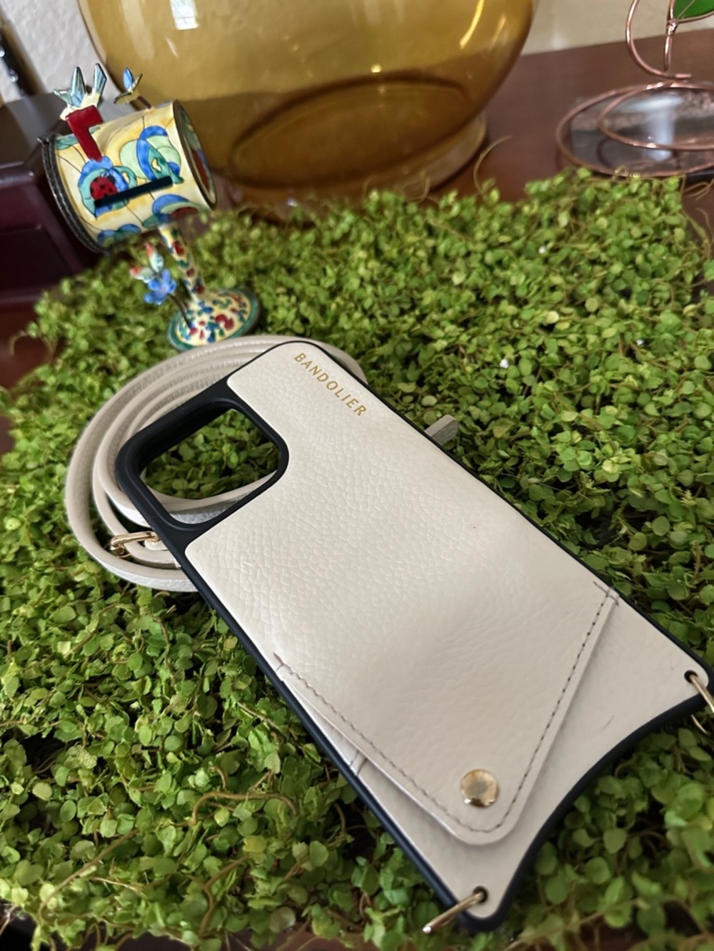 Bandolier Emma Pebble Leather 14 Pro Max Phone Case